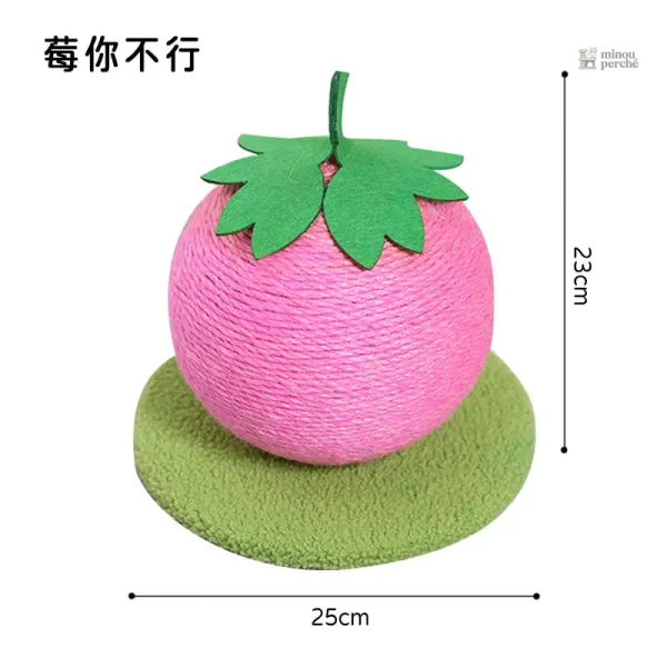Boule à chat Fruit, parfait pour les moments ludiques