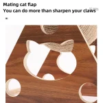 Jouet en bois et sisal, parfait pour les chats