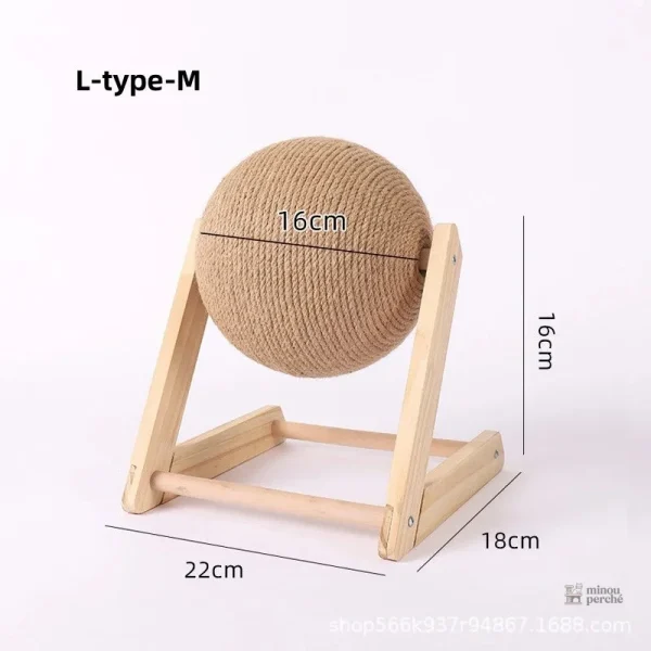 Boule griffoir pour chat, encourage le comportement naturel