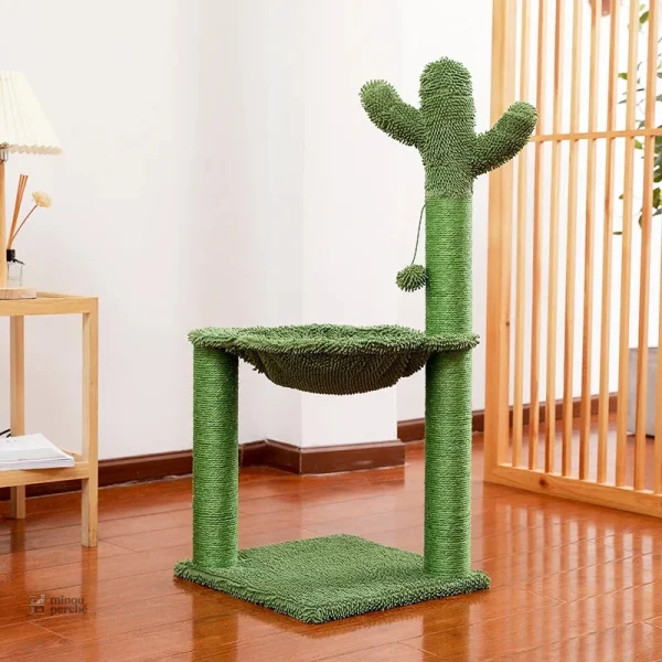 Cactou : arbre à chat pas cher au design cactus