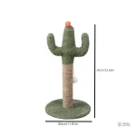 Arbre à chat compact avec style cactus pour félins