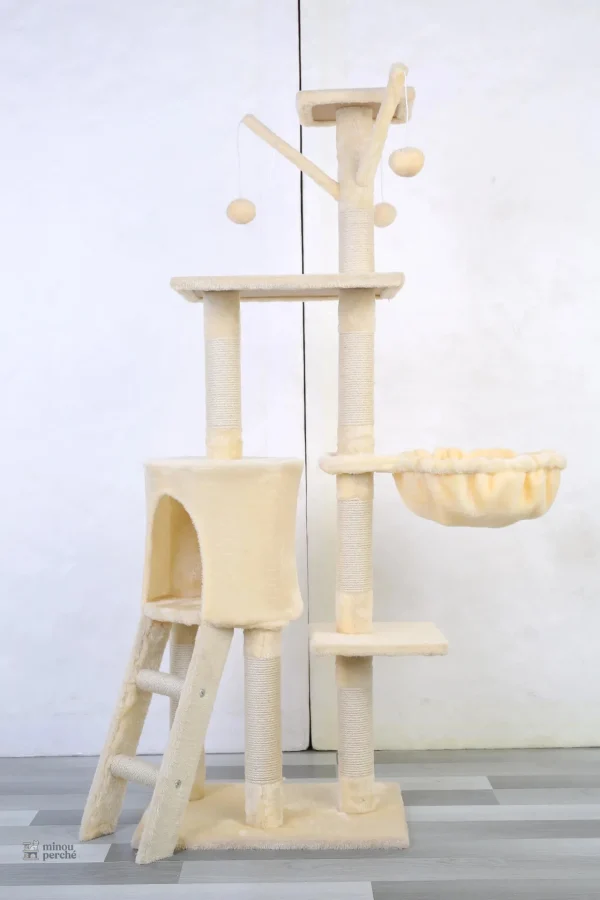 Arbre à chat complet ChâteauFélin pour le divertissement félin