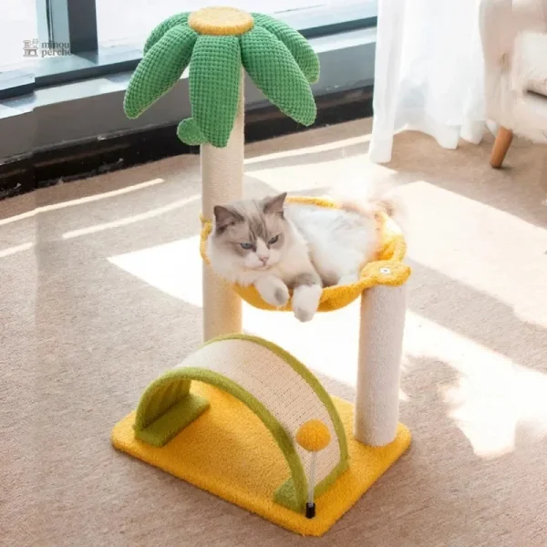 Arbre à chat tropical Palmichat avec hamac intégré