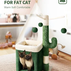 Arbre à chat cactus Cactolove avec nid douillet