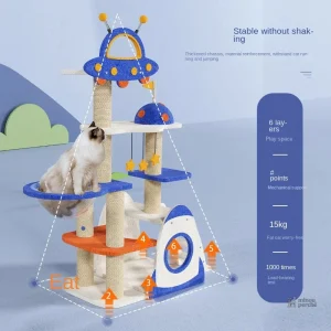 Capsules de jeu intégrées pour le plaisir des chats