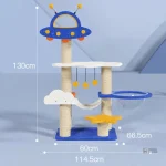 Design futuriste pour chats joueurs