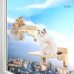 Étagères murales pour chat Skyview avec ventouses