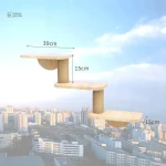 Skyview : étagères murales pratiques pour chats curieux