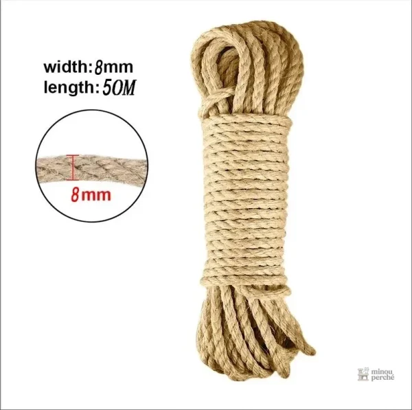 Corde de sisal pour griffoir, idéal pour les griffes