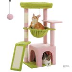 Arbre à chat moderne "CloudPaws" pour chat heureux
