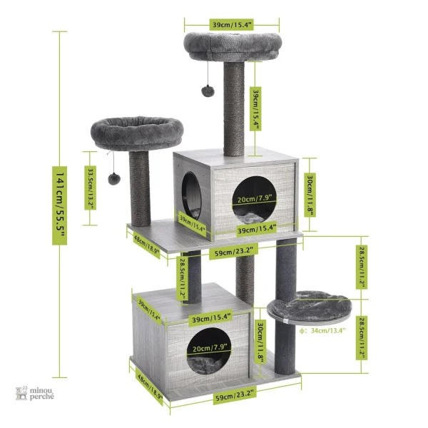 FélinLuxe, l'arbre à chat au style raffiné
