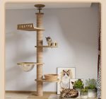 Arbre à chat haut de gamme en bois