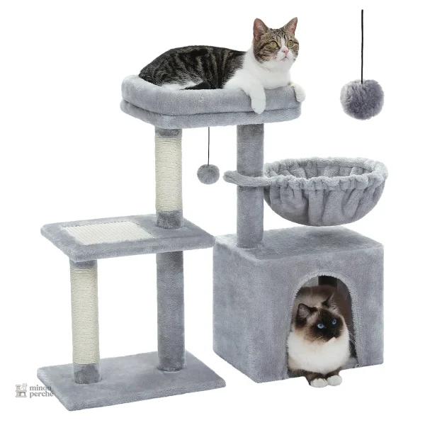 Arbre à chat CozyNest, idéal pour se prélasser