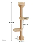 Solution de grattage murale pour chats actifs