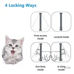 Chatière moderne pour chats en toute sécurité