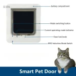 Chatière pour chat avec technologie avancée
