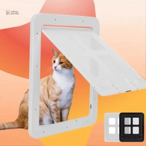 Chatière "Air Libre" pour chat avec moustiquaire sécurisée