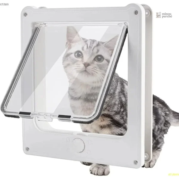 Chatière pour chat Cocon Privé avec verrouillage silencieux