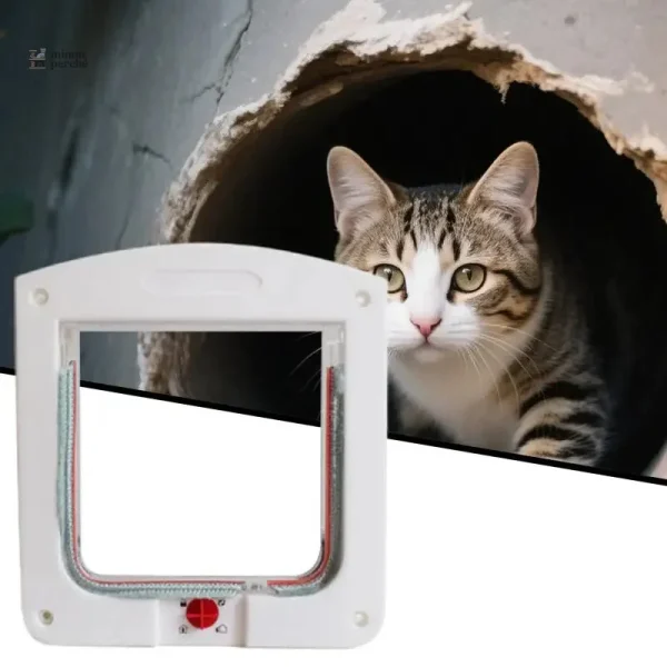 Chatière pour chat modèle compact et pratique