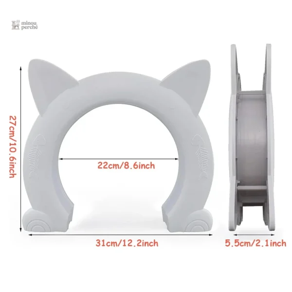 Solution élégante pour le passage des chats