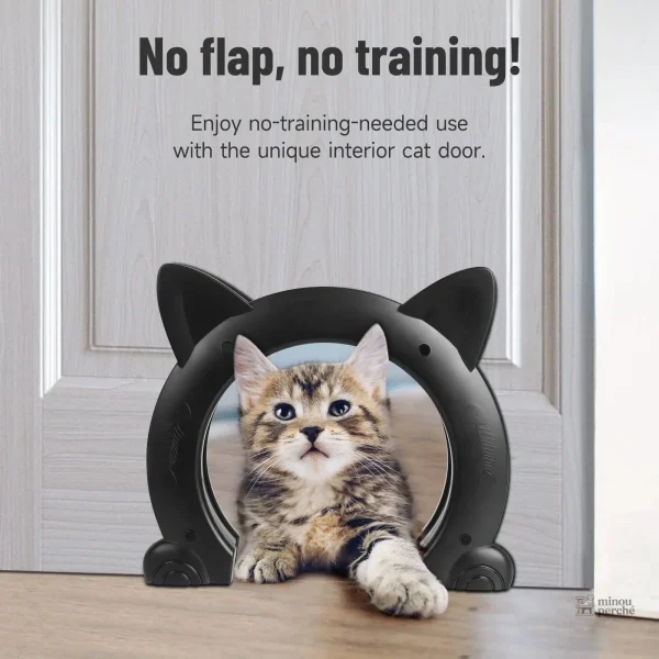 Chatière élégante pour grands chats