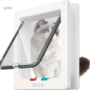 Chatière sécurité 4 positions pour chat