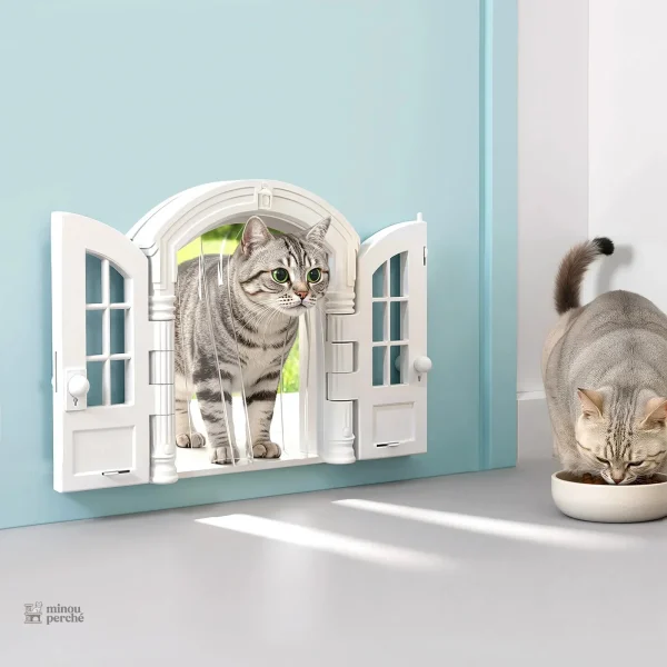Chatière design pour chat "Maison Élégance