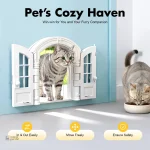 Porte intérieure pour chat avec ouverture à 180°