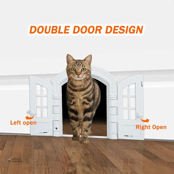 Chatière design pour chat "Maison Élégance - vue 2