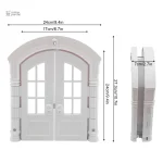 Design épuré de la chatière "Maison Élégance