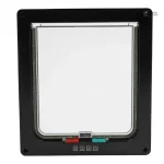 Porte noire pour un design harmonieux