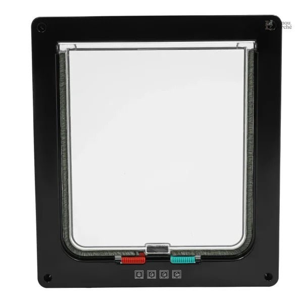 Porte noire pour un design harmonieux