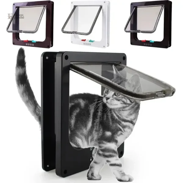 Chatière pour chat Passage Douillet à 4 positions