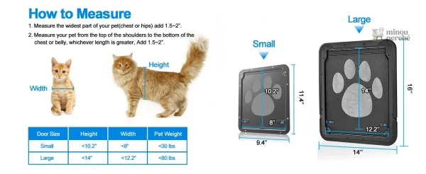 Chatière élégante pour animaux de compagnie