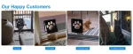 Chatière fonctionnelle et esthétique pour chats