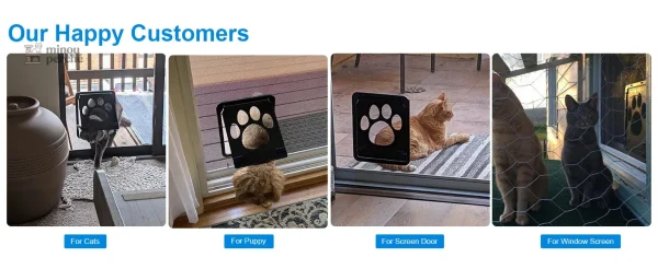 Chatière fonctionnelle et esthétique pour chats
