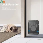 Porte pour animaux avec motif empreinte