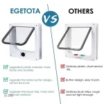 Modèle de chatière avec options de réglage