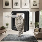 Chatière connectée pour chat avec contrôle à distance