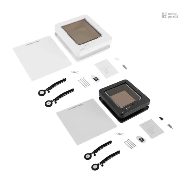 Système intelligent de chatière pour félin