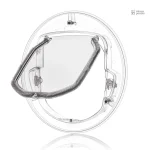 Chatière Ronde Transparente 4 Positions