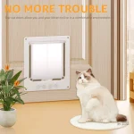 Chatière silencieuse idéale pour les chats sensibles