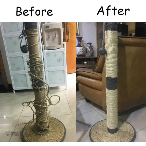 Corde en sisal pour fabrication d'arbres à chat