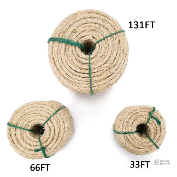Corde résistante en sisal pour accessoires pour chats