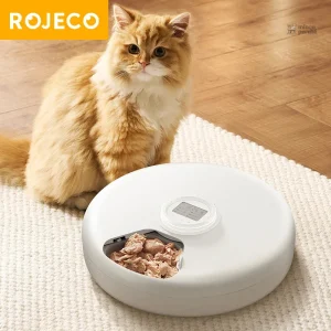 Distributeur automatique 6 repas pour chats Miaou Fresh