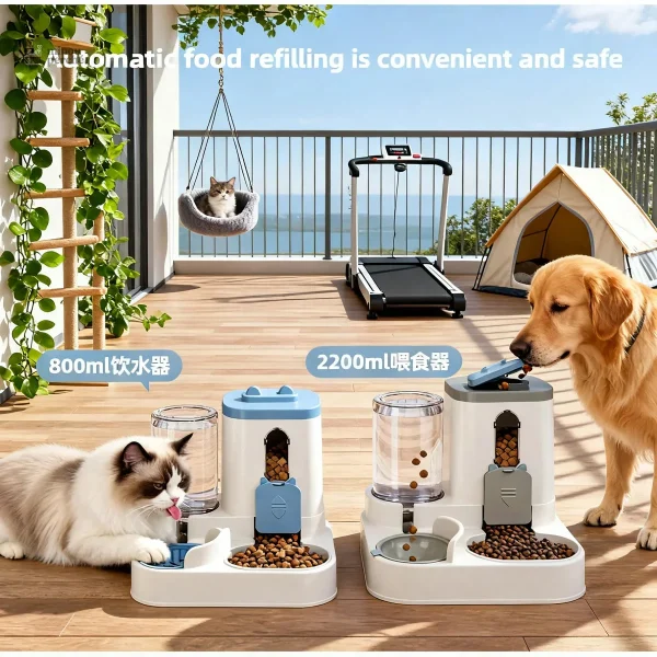 Distributeur automatique GravityCare pour chat