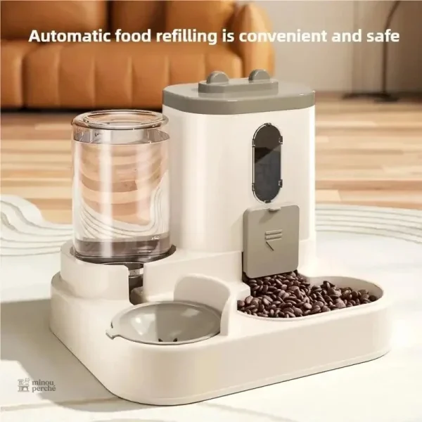 Distributeur de nourriture et d'eau sans électricité