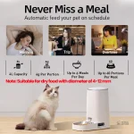 Distributeur croquettes pour chat pratique et moderne