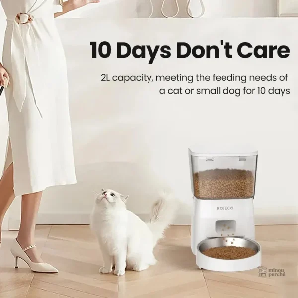Alimentation automatisée pour chats avec SmartCroq