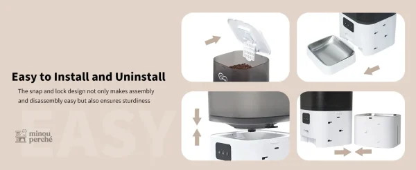 Distributeur intelligent pour le bien-être félin